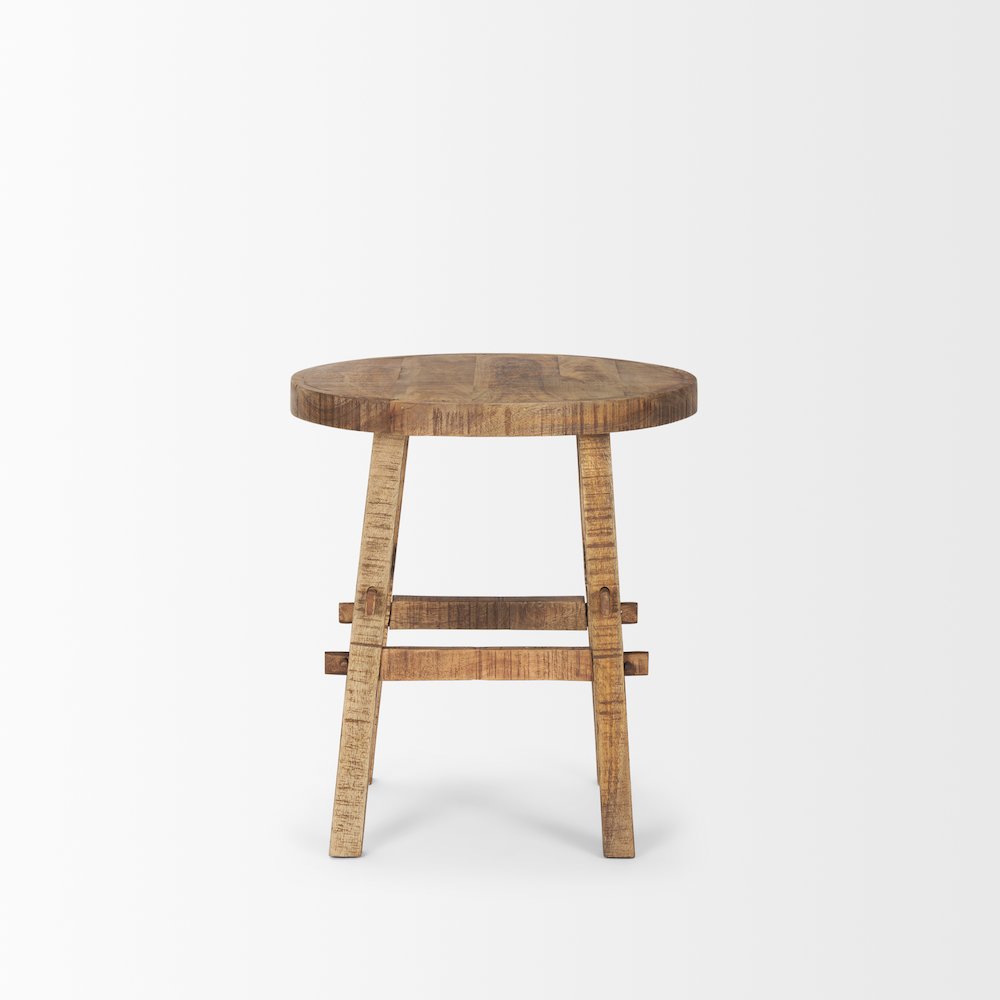 Rosie Small Brown Wood End Table