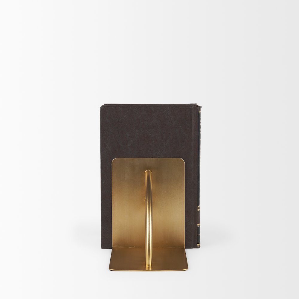 Gold Metal Bookends