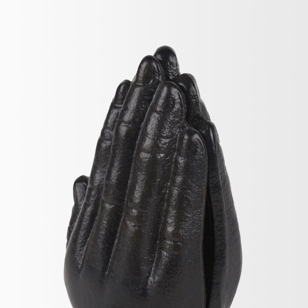 Hands Bronze Cast Iron Book Ends