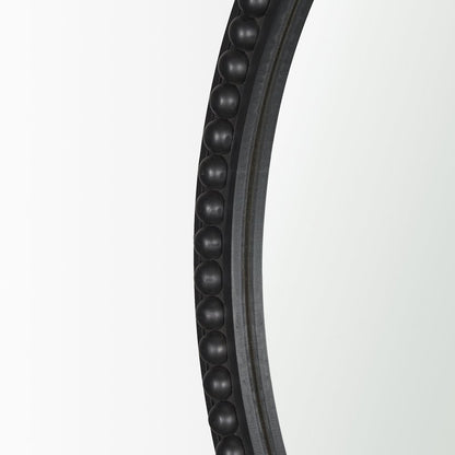 Roan Black Wood Beaded Wall Mirror
