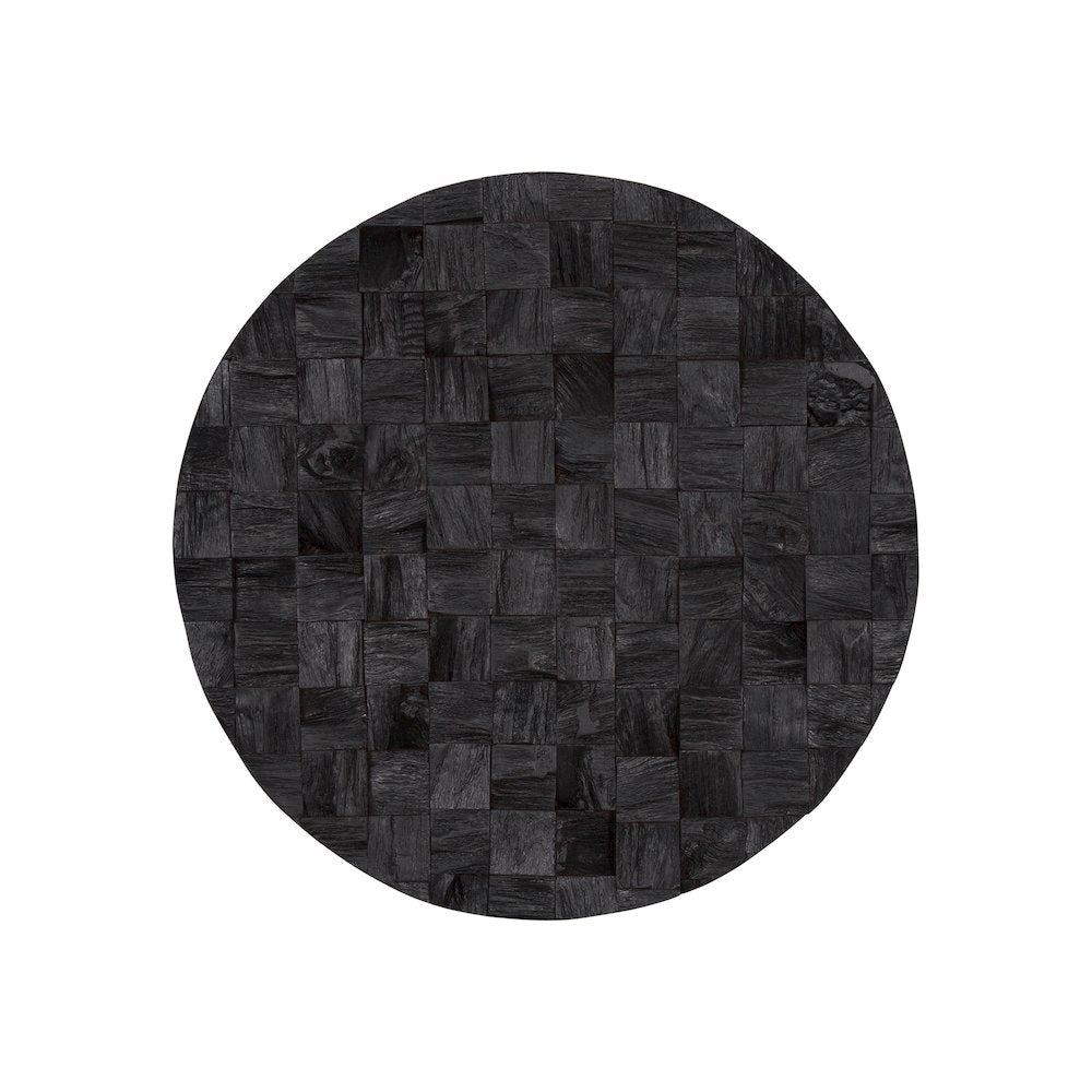 The Abyss Dark Brown Wood 24" Wall Art