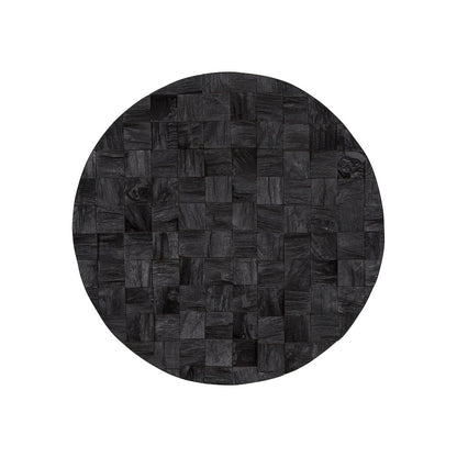 The Abyss Dark Brown Wood 24" Wall Art