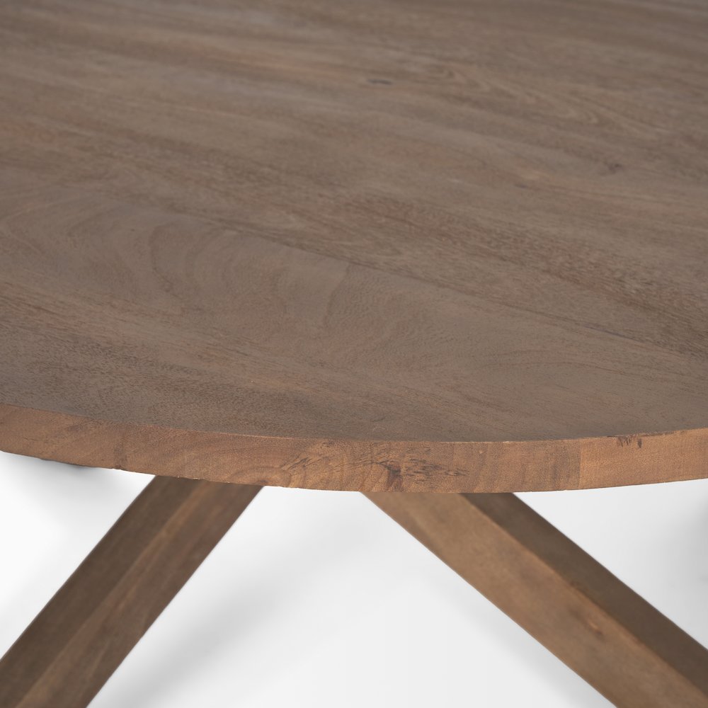 Medium Brown Wood Coffee Table