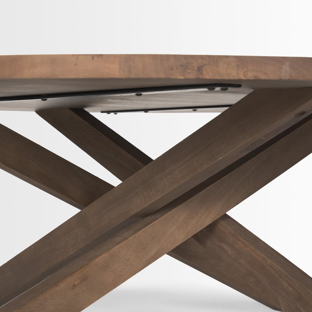 Medium Brown Wood Coffee Table
