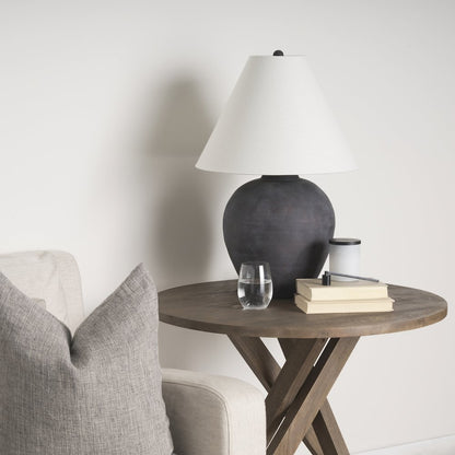 Medium Brown Wood Foyer Table