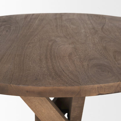 Medium Brown Wood Foyer Table