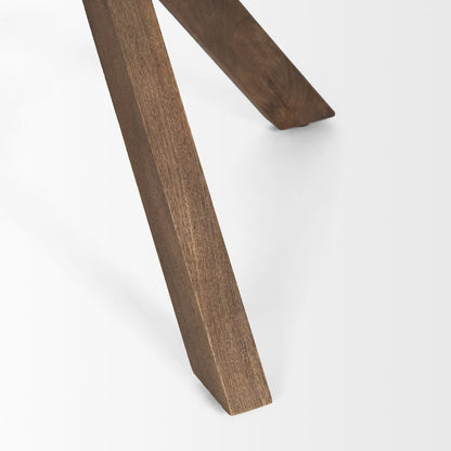 Medium Brown Wood Foyer Table