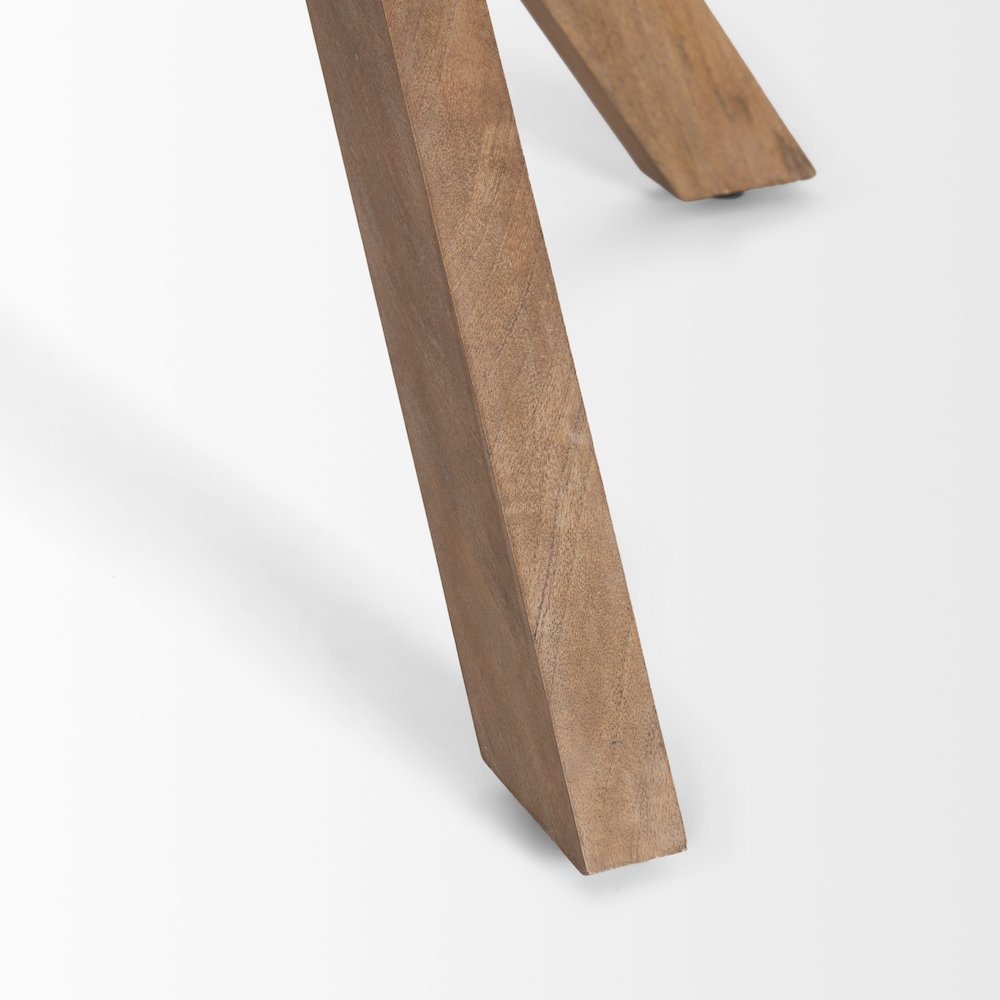 Light Brown Wood Foyer Table