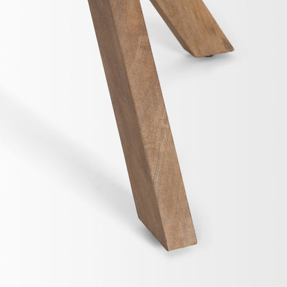 Light Brown Wood Foyer Table