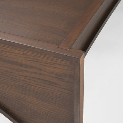 Medium Brown Wood Coffee Table
