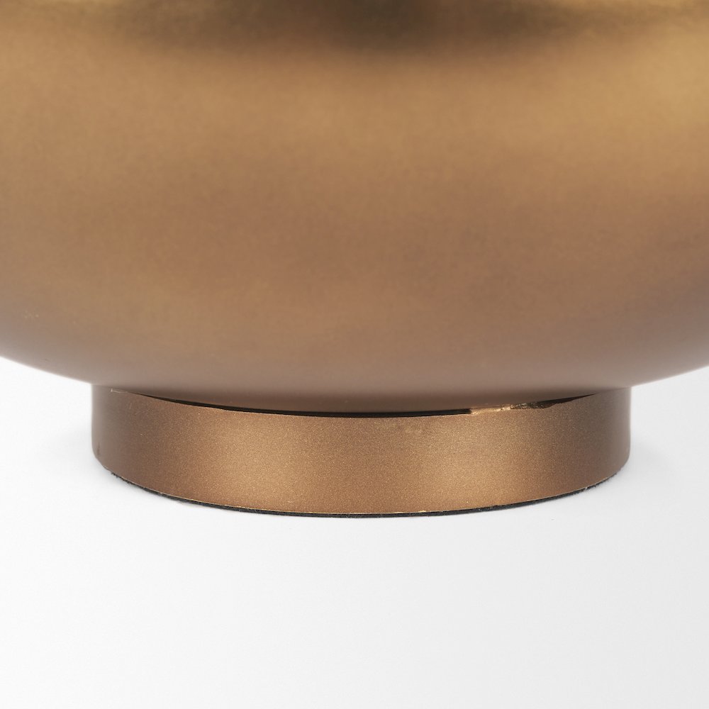 Quiana Large Gold Metal Vase
