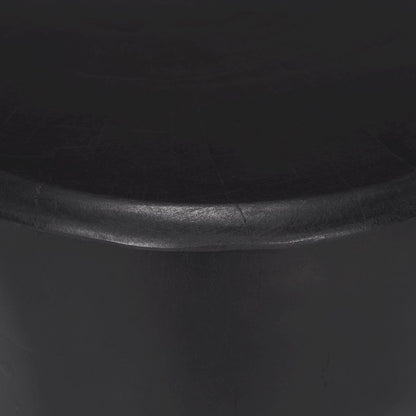 Riya Solid Black Wooden Stool