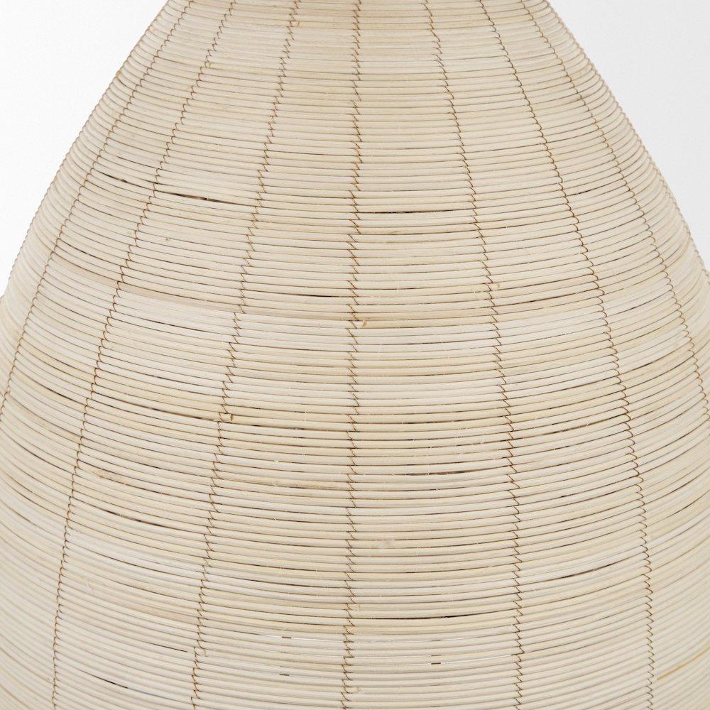 Saliha Cane Brass Metal Pendant Light