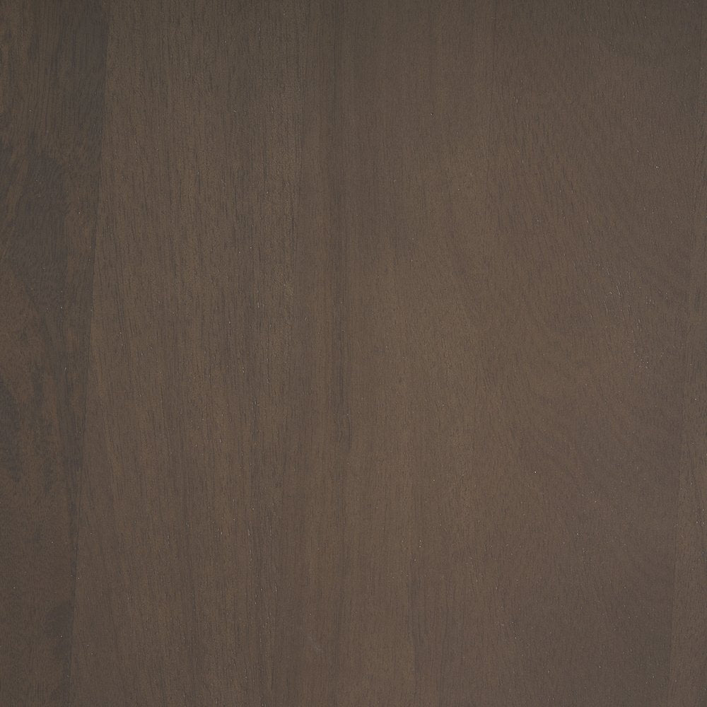 Round Dark Brown Woodarched Legs Coffee Table