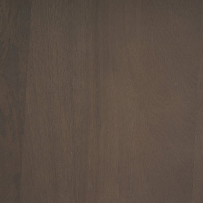 Round Dark Brown Woodarched Legs Coffee Table