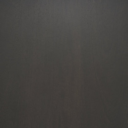 Tarro 60" Round Textured Espresso Wood Geometrical Base Dining Table