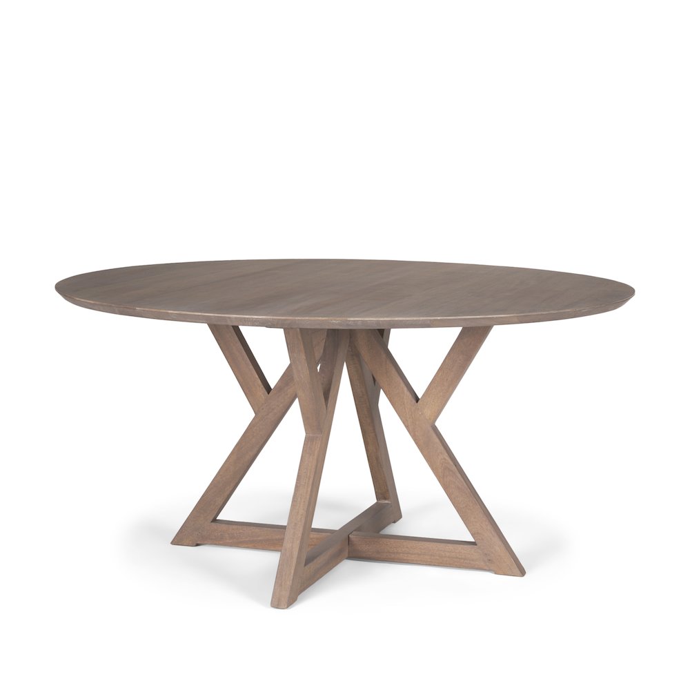 Jennings 60" Light Brown Wood Dining Table