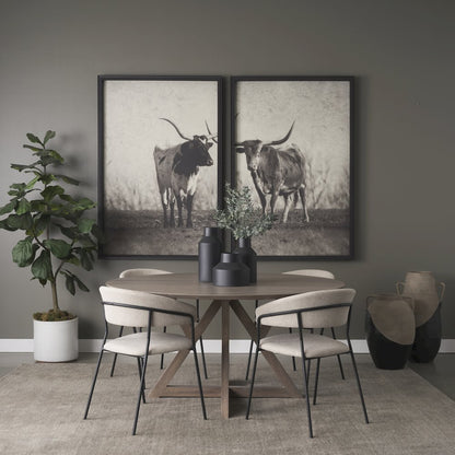 Jennings 60" Light Brown Wood Dining Table
