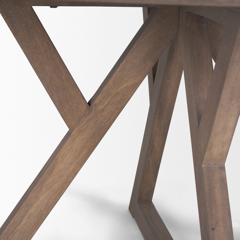 Jennings 60" Light Brown Wood Dining Table