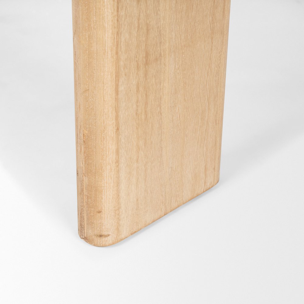 Sohan Light Brown Wood Oval Dining Table