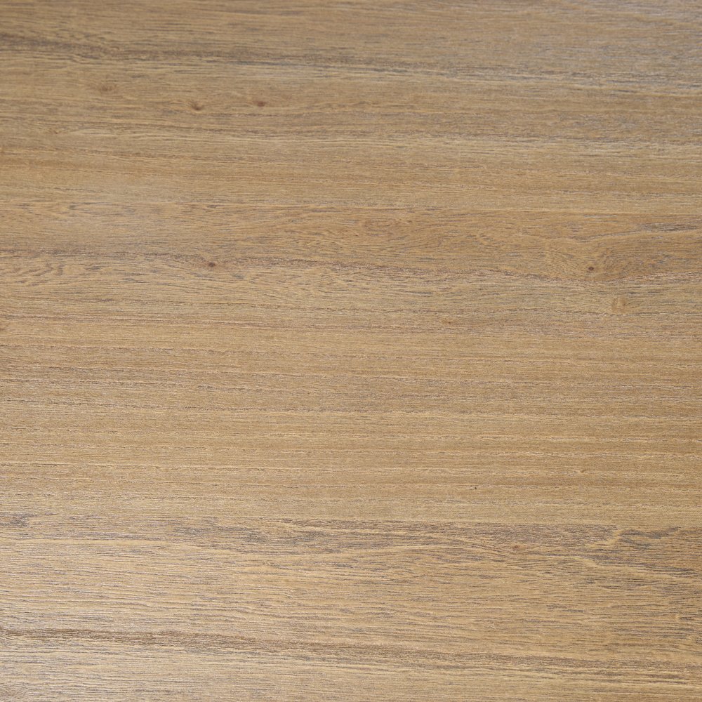 Rectangular Natural Brown Column Legs Coffee Table