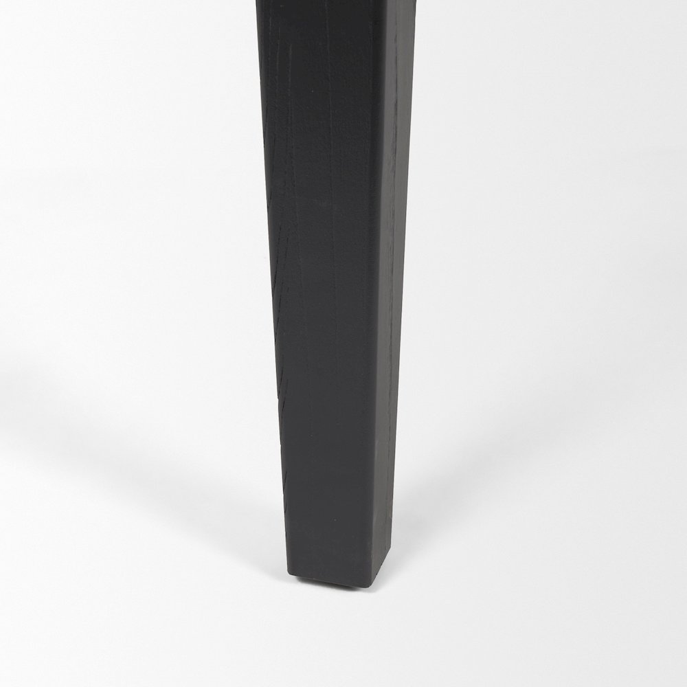 Teva Black Wood Rectangular 92" Dining Table