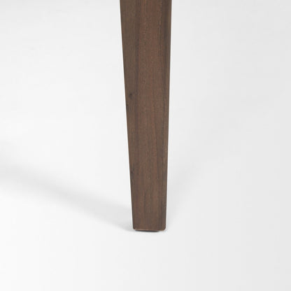 Teva Dark Brown Wood Rectangular 72" Dining Table