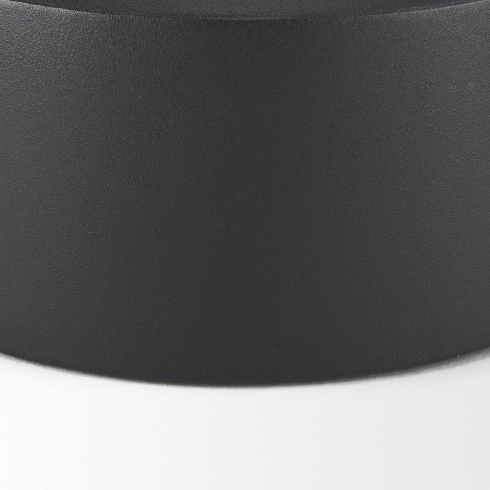 Tosca Medium Matte Black Metal Vase