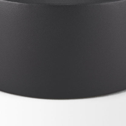 Tosca Medium Matte Black Metal Vase