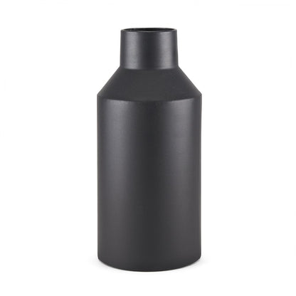 Tosca Tall Matte Black Metal Vase