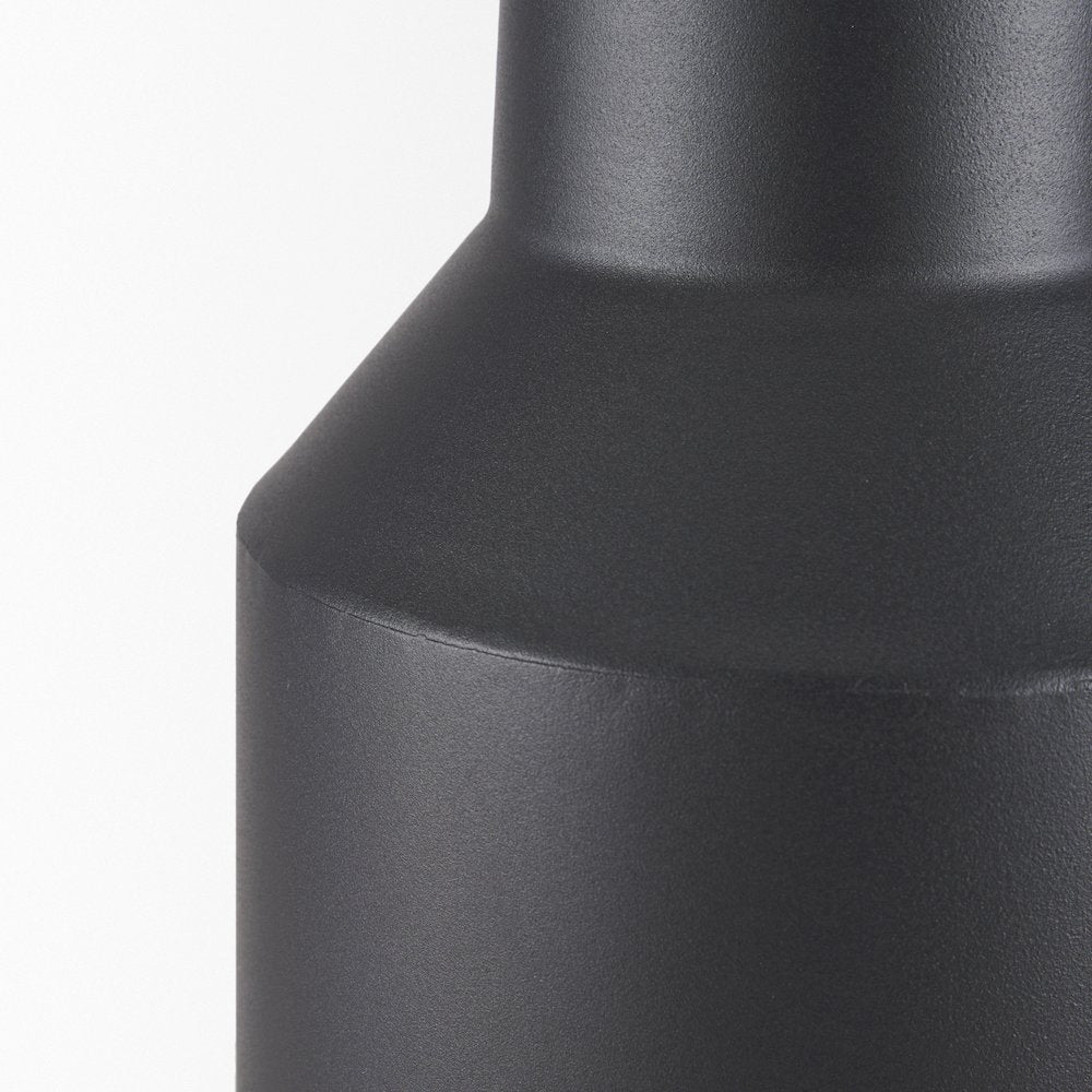 Tosca Tall Matte Black Metal Vase