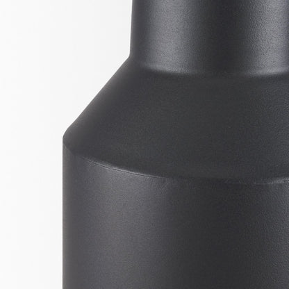 Tosca Tall Matte Black Metal Vase