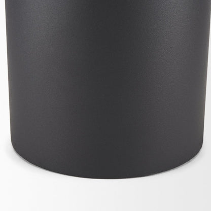 Tosca Tall Matte Black Metal Vase