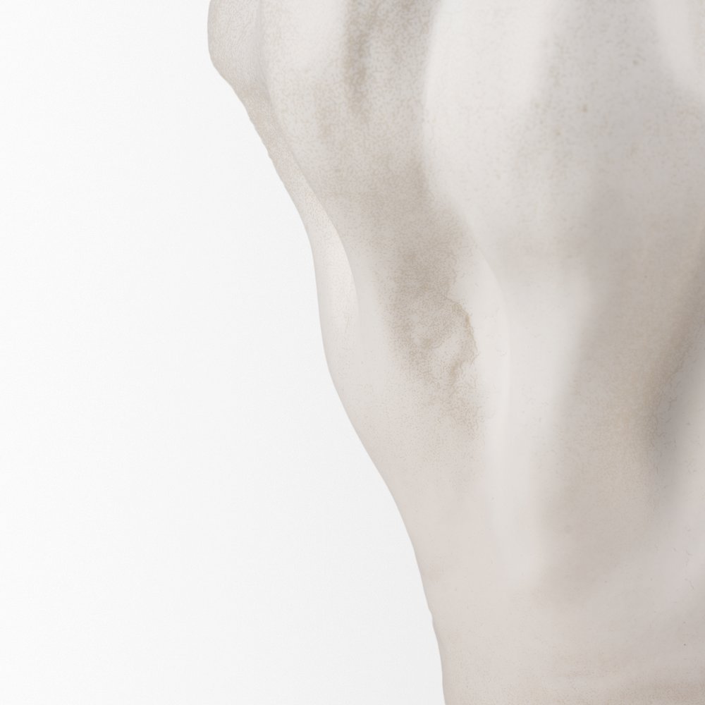 Vanna Sculptural Cream Glazed Ceramic Vase