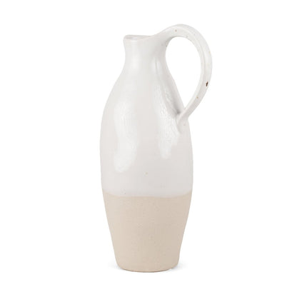 Valora Black Speckled Cream Light Beige Ceramic Jug