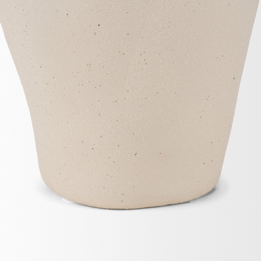 Valora Black Speckled Cream Light Beige Ceramic Jug