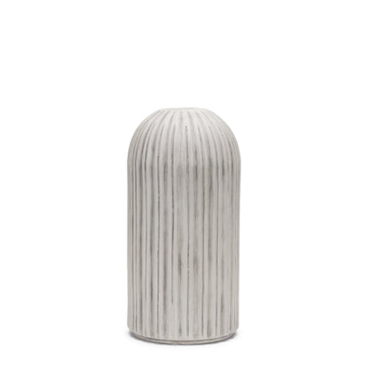 UmmSmall Off White Gray-Brown Antiquing Ceramic Floor Vase