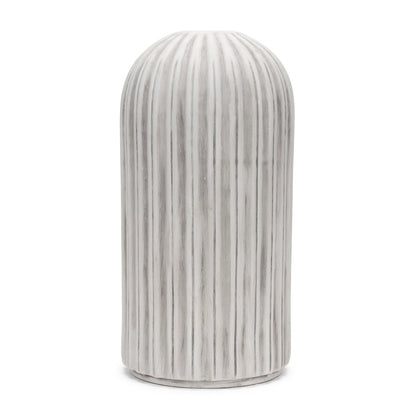 UmmTall Off White Gray-Brown Antiquing Ceramic Floor Vase