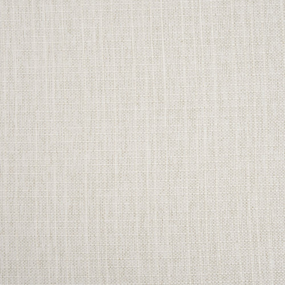 Medium Brown Oak Wood Cream Fabric Accent Chair