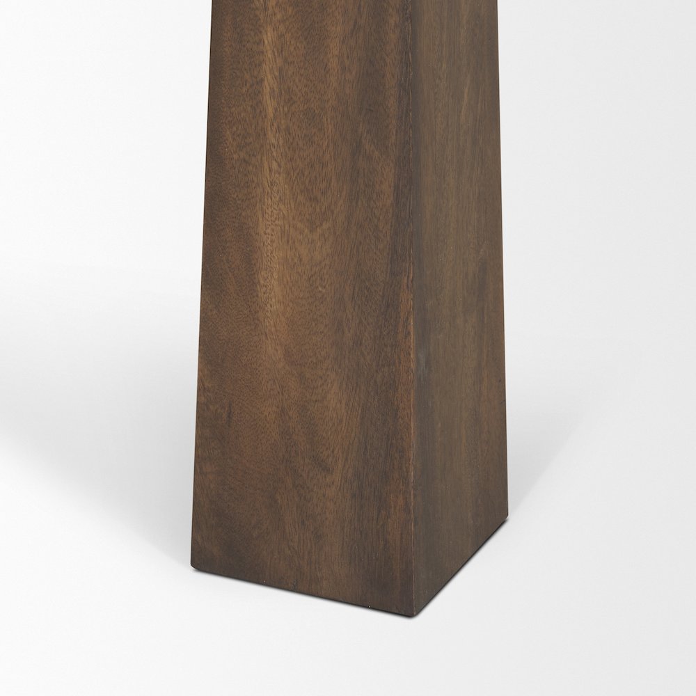 Wolcott Rectangular Dark Brown Solid Wood Dining Table