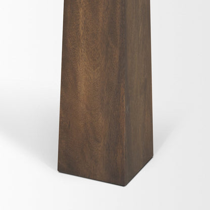 Wolcott Rectangular Dark Brown Solid Wood Dining Table
