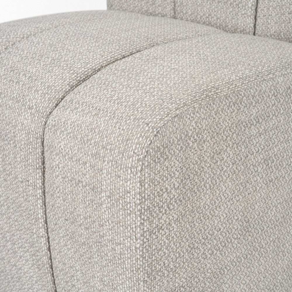 Gray Performance Fabric Upholstered Dining Chair
