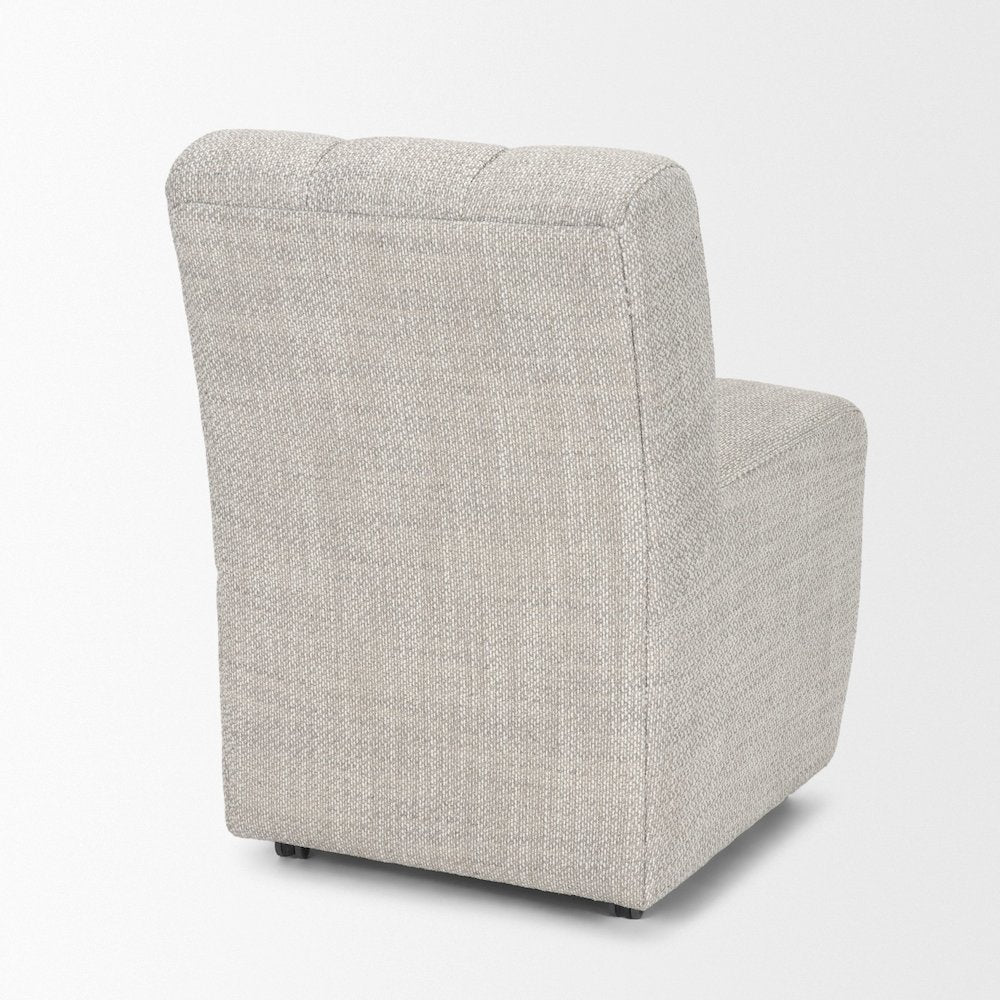 Gray Performance Fabric Upholstered Dining Chair