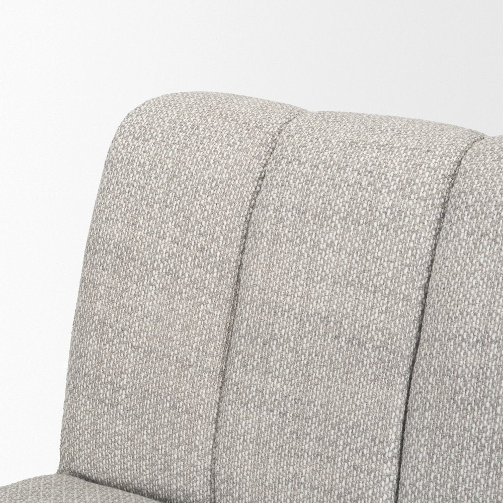 Gray Performance Fabric Upholstered Dining Chair