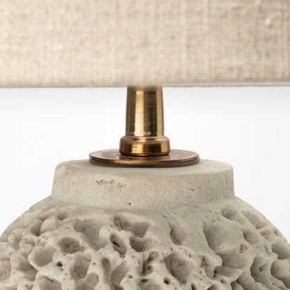 Mariam (26"H) Beige Coral-Inspired Base Table Lamp