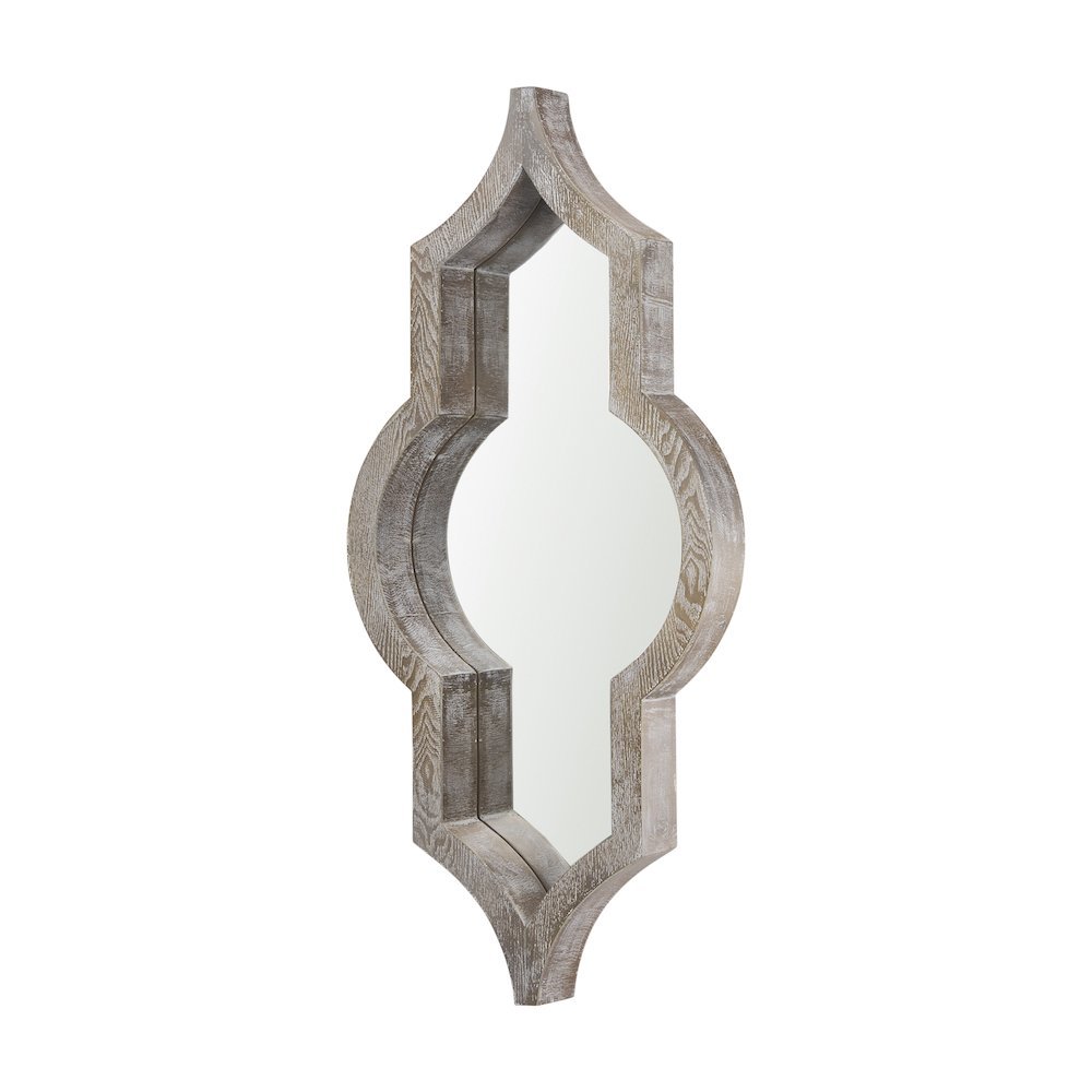 Tamanar 15.0 x 3.0 x 34.1 Light Brown Wood Frame Wall Mirror