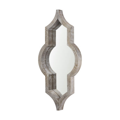 Tamanar 15.0 x 3.0 x 34.1 Light Brown Wood Frame Wall Mirror