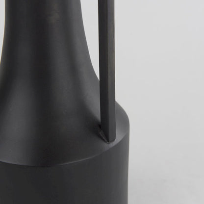 Aubrey Small 14.0H Black Iron Flower Vase