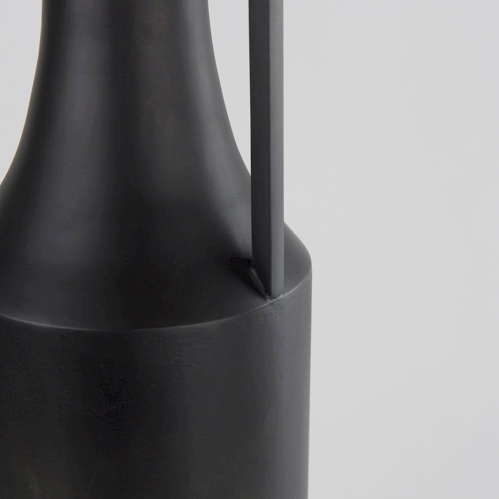 Aubrey Large 24.0H Black Iron Flower Vase