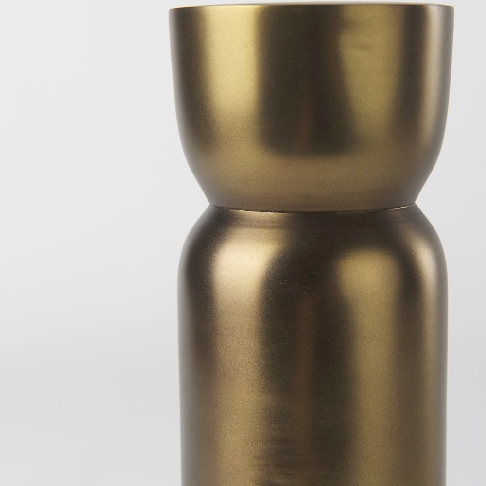 Malta Aluminum Candle Holder Large